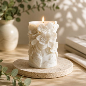 Floral Goddess Silicone Candle Mold