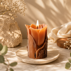 Flower Pillar Silicone Candle Mold